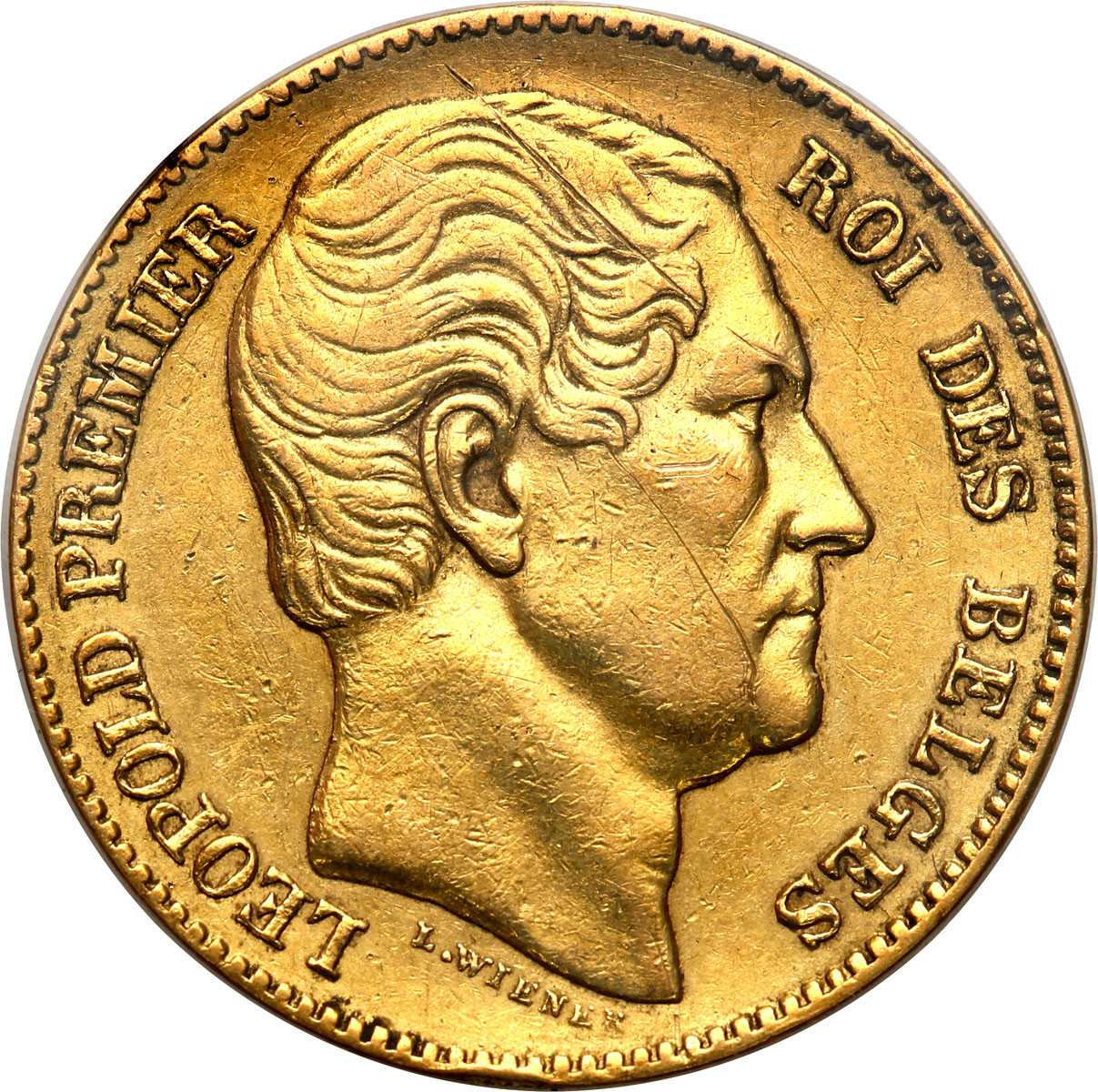 Belgia. 20 Franków 1865 Leopold I
